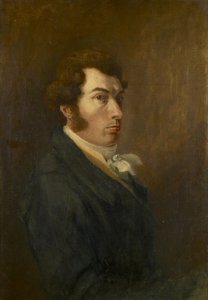 صورة ذاتية ، c.1824 (زيت على ورق على قماش)